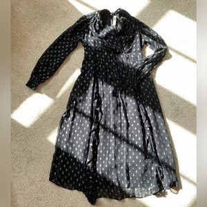Jessica Simpson Swiss Dot Maternity Dress